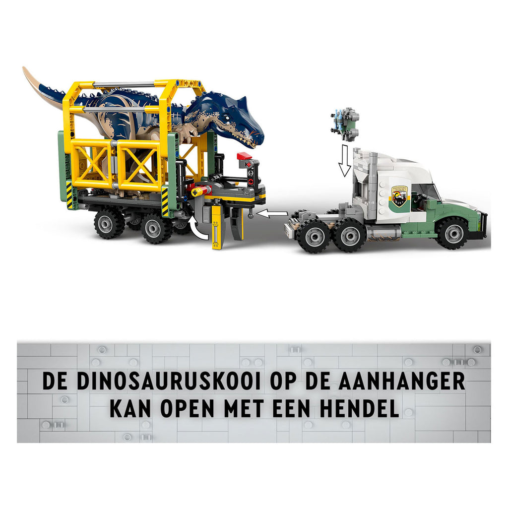 Lego Jurassic World 76966 Dinosaurier-Missionen: Allosaurus-Transporter