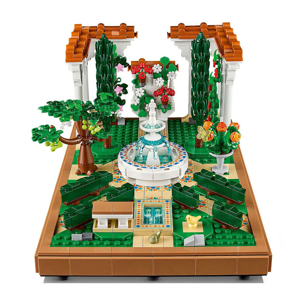 Lego icons - tuin met fontein constructiespeelgoed (10359)
