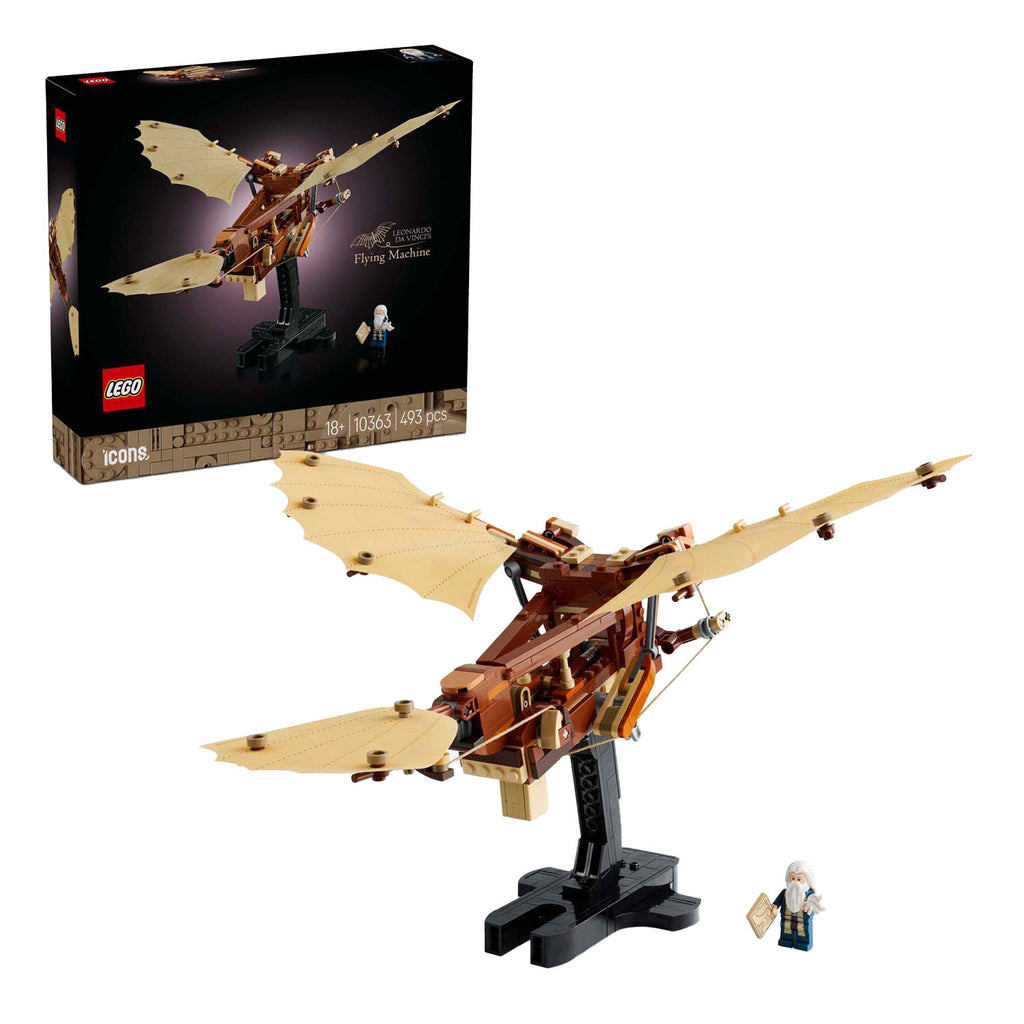 Lego icons - de vliegmachine van leonardo da vinci constructiespeelgoed (10363)