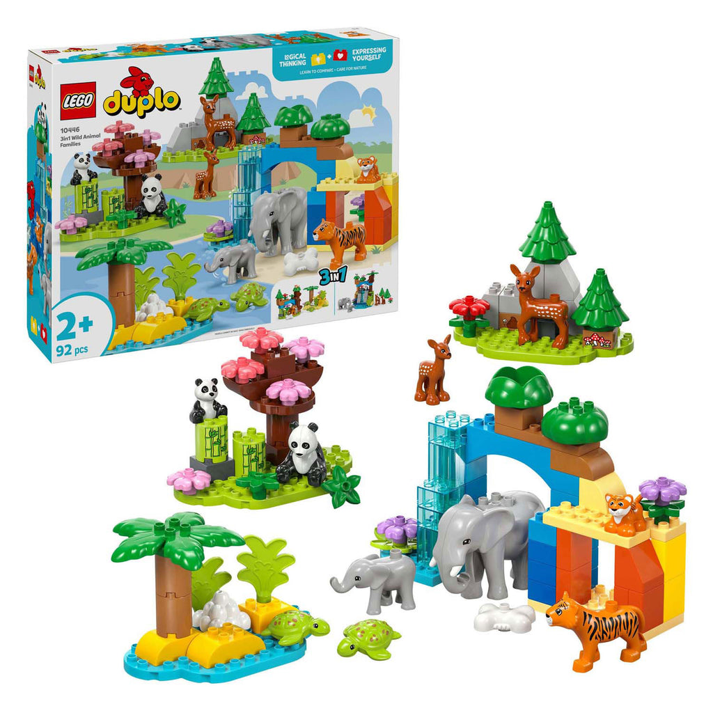 Lego duplo town 10446 3-in-1 families van wilde dieren
