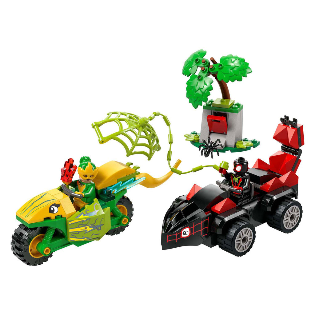 LEGO Spidey 11198 Spider und Electro Verfolgungsjagd mit Dinosaurierfahrzeugen