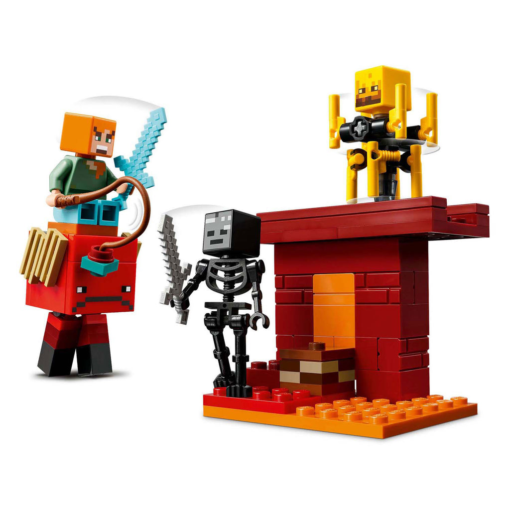 Lego minecraft de lavastrijd in de nether voor kinderen - 21266