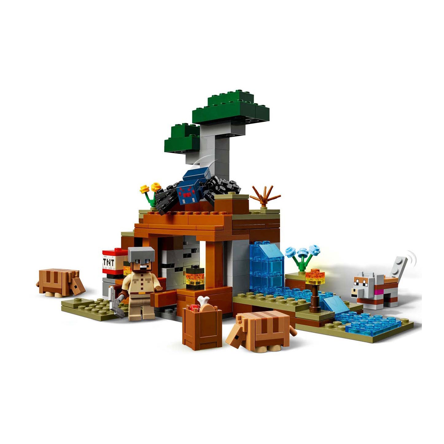 LEGO Minecraft 21269 Die Gürteltiere in der Mine