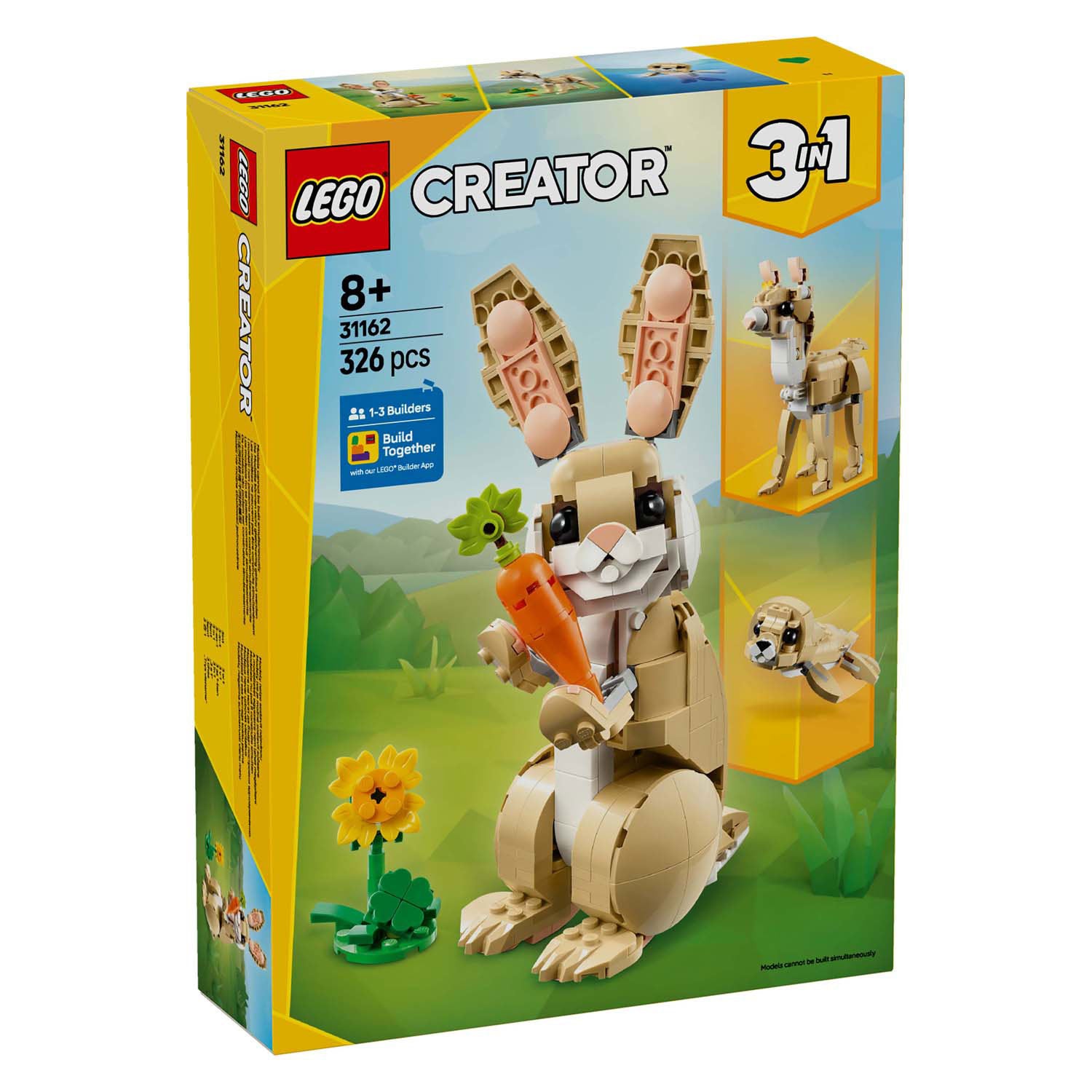 Lego creator 31162 3in1 lief konijn