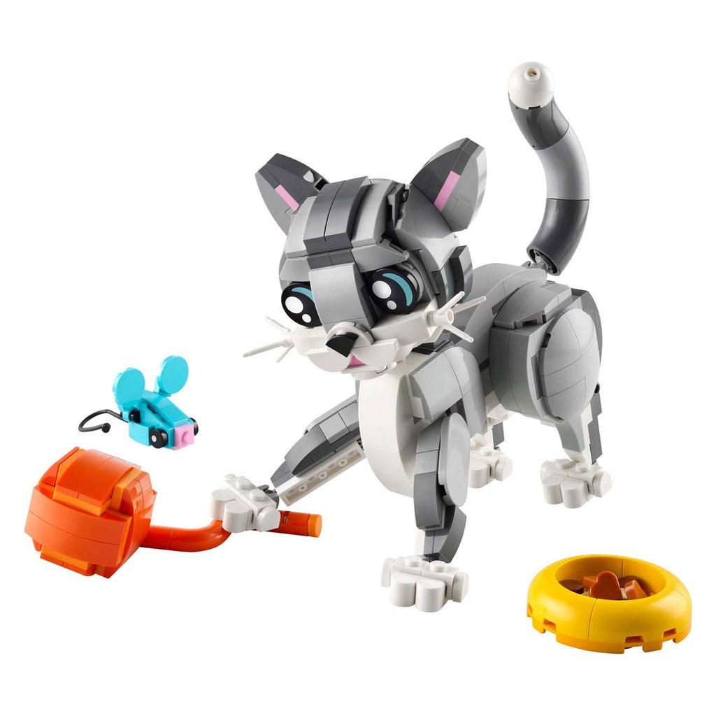 Lego creator 3in1 speelse kat, hond en duif speelgoed voor meisjes en jongens 8 jaar vanaf 31163
