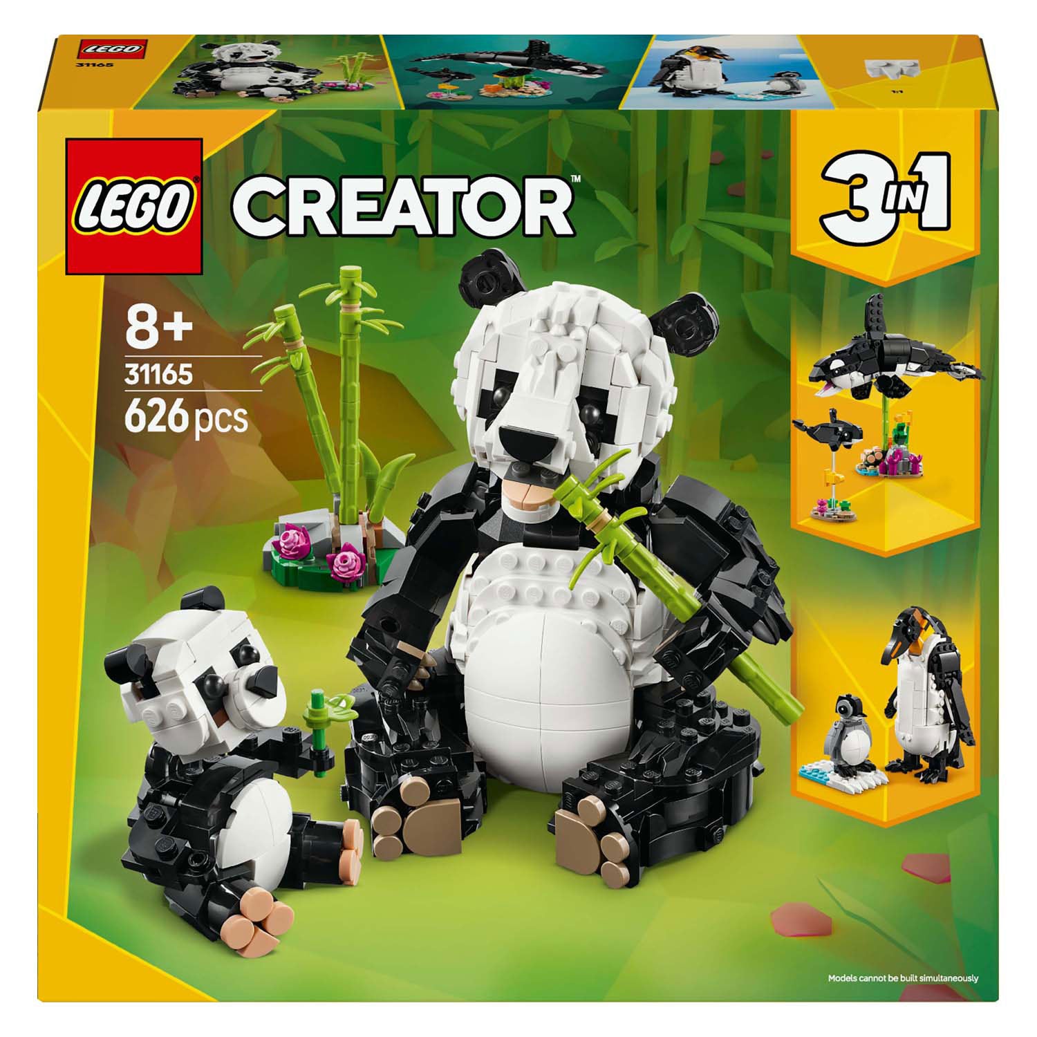 Lego creator 3in1 wilde dieren: pandafamilie - 31165
