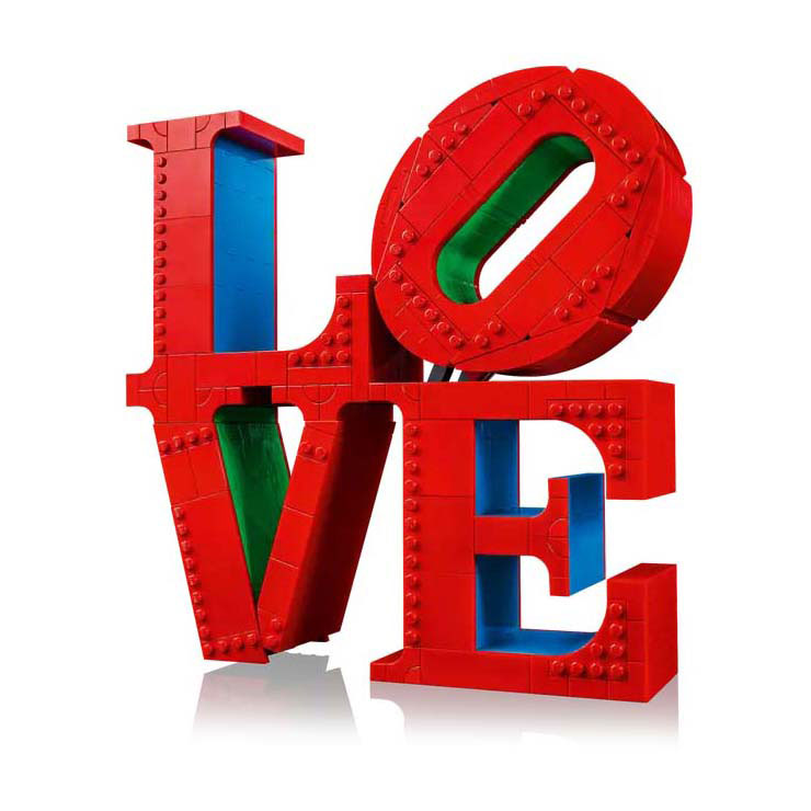 Lego art - love constructiespeelgoed (31214)