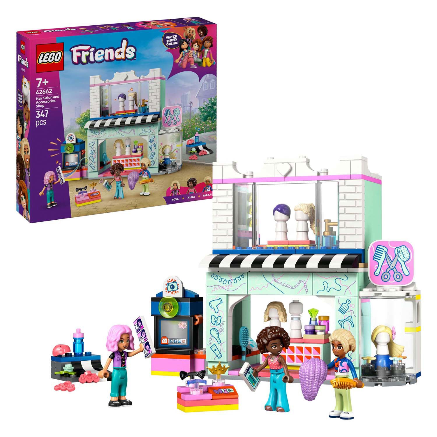 Lego 42662 friends kapsalon en accessoirewinkel