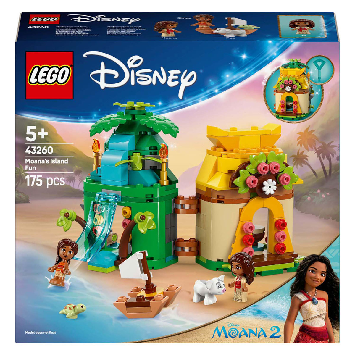 LEGO Disney Prinzessin 43260 Vaianas Spielinsel
