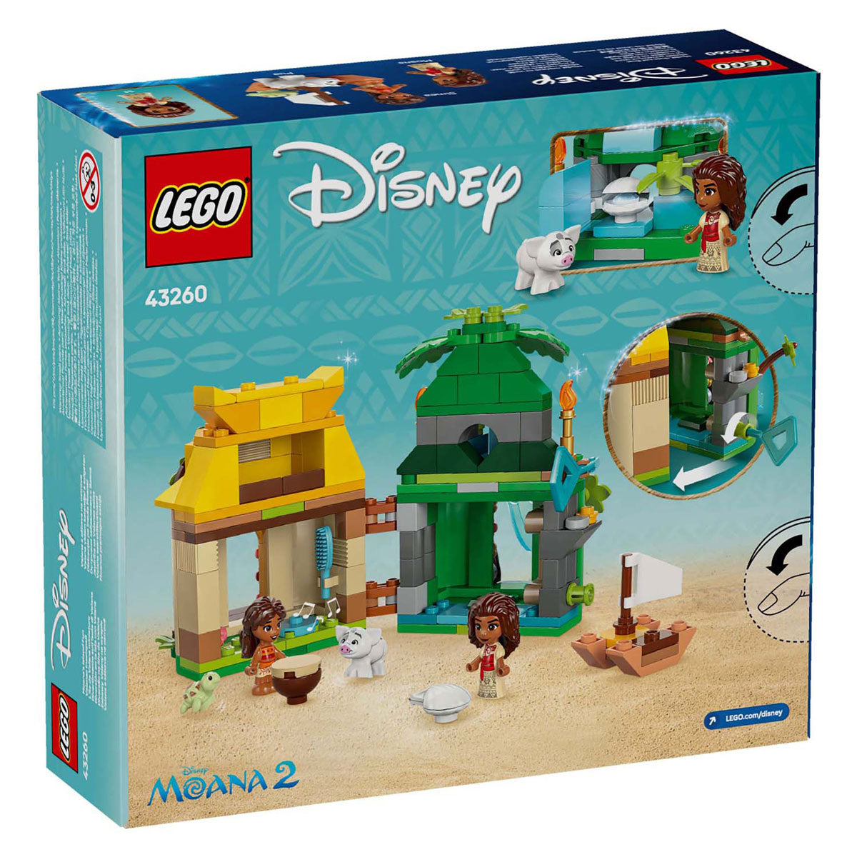 LEGO Disney Prinzessin 43260 Vaianas Spielinsel