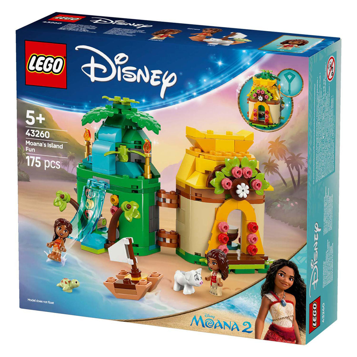 LEGO Disney Prinzessin 43260 Vaianas Spielinsel