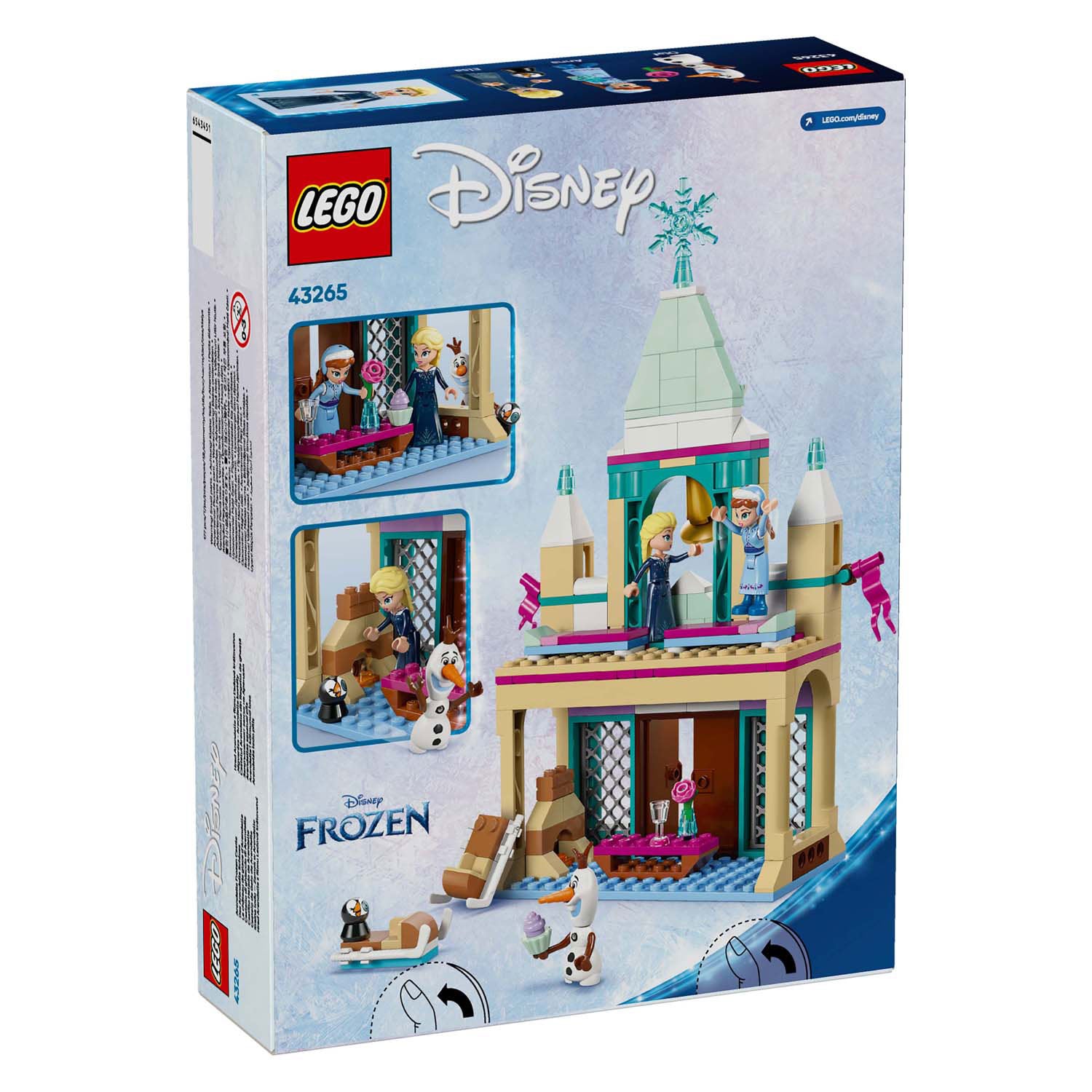LEGO Disney Princess 43265 Die Eiskönigin – Schloss Arendelle