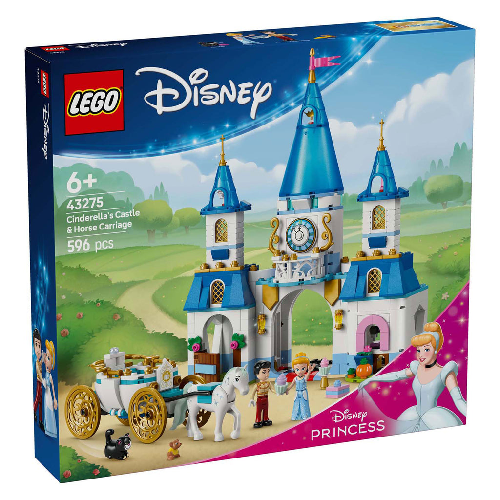 Lego 43275 disney princess assepoesters kasteel en paardenkoets