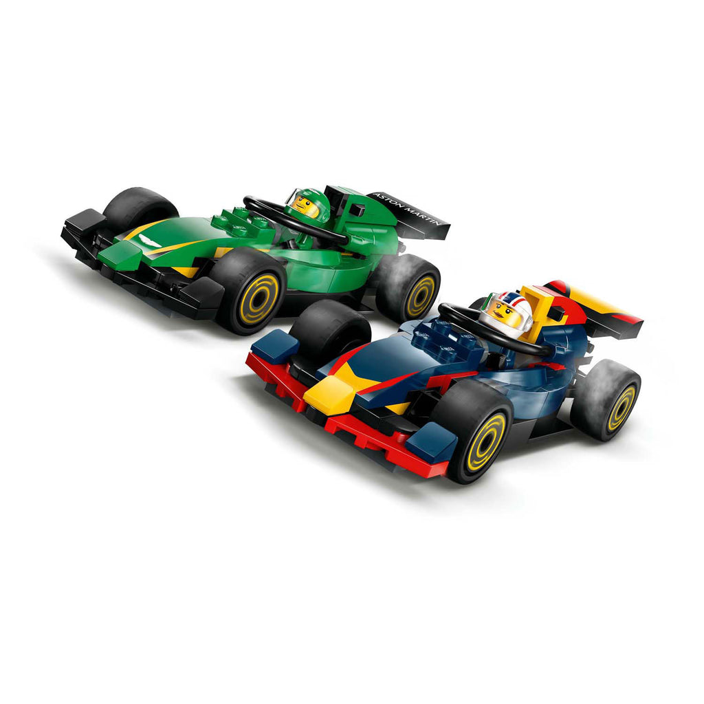 Lego City 60445 F1 Truck mit RB20 und AMR24 F1 Autos