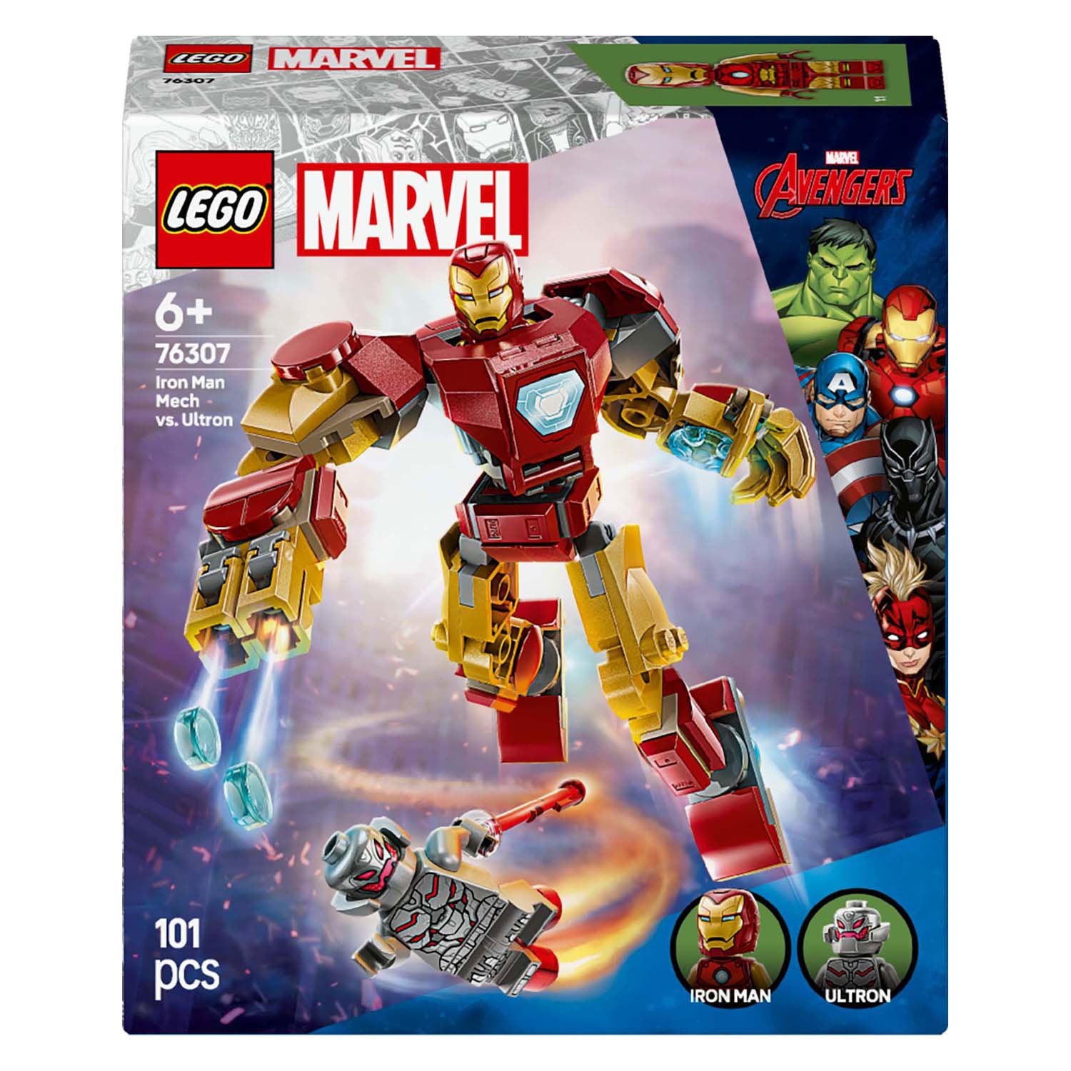 LEGO Superhelden 76307 Iron Man Mech vs. Ultron
