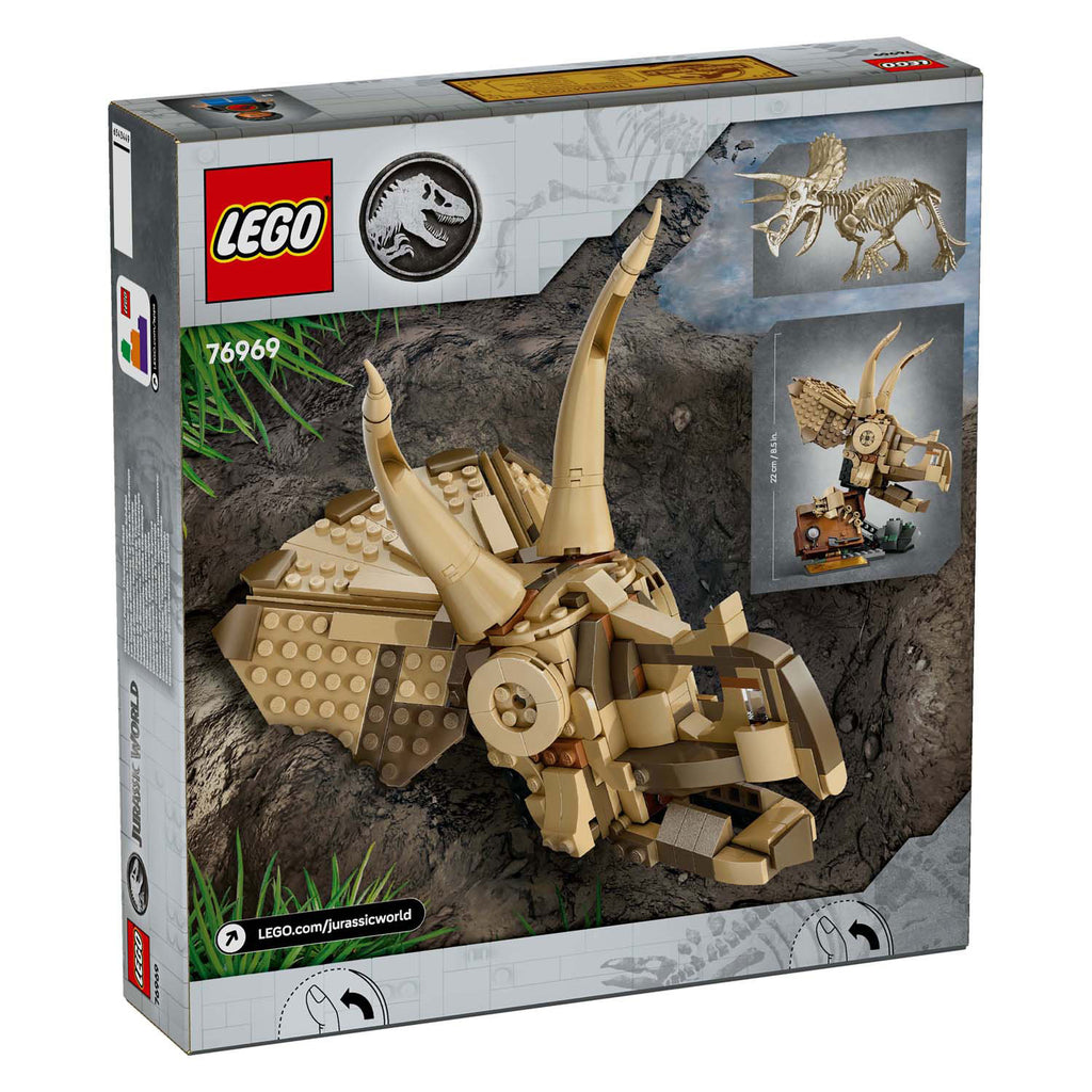 Lego Jurassic World 76969 Dinosaurierfossil: Triceratops-Schädel