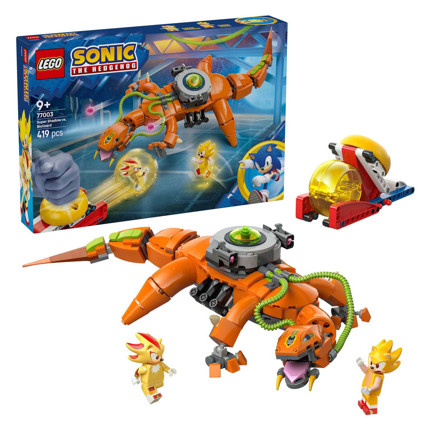 Lego sonic the hedgehog 77003 super shadow vs. biolizard