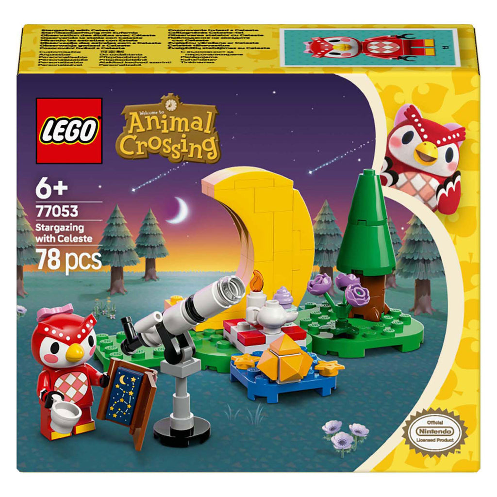 Lego animal crossing sterrenkijken met celeste rollenspel bouwpakket voor kinderen 77053