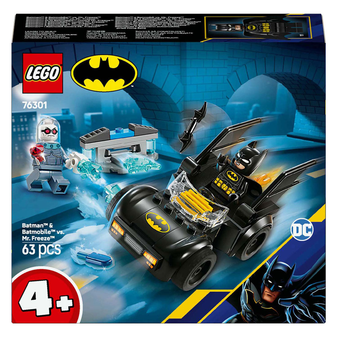 Lego 76301 super heroes dc batman en batmobile vs. mr. freeze | 2 stuks