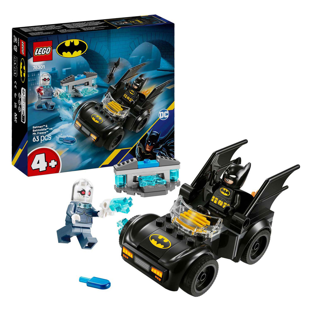 Lego 76301 super heroes dc batman en batmobile vs. mr. freeze | 2 stuks