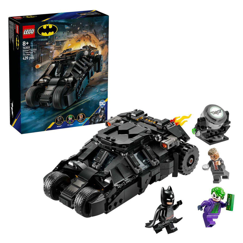 Lego dc super heroes - batman tumbler vs. two-face en the joker constructiespeelgoed (76303)