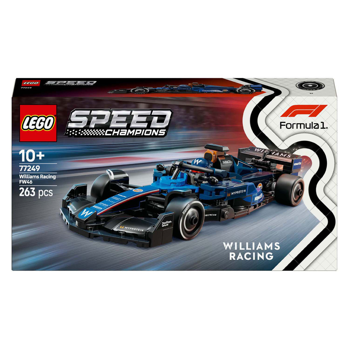 Lego speed champions williams racing fw46 f1 racewagen set - 77249