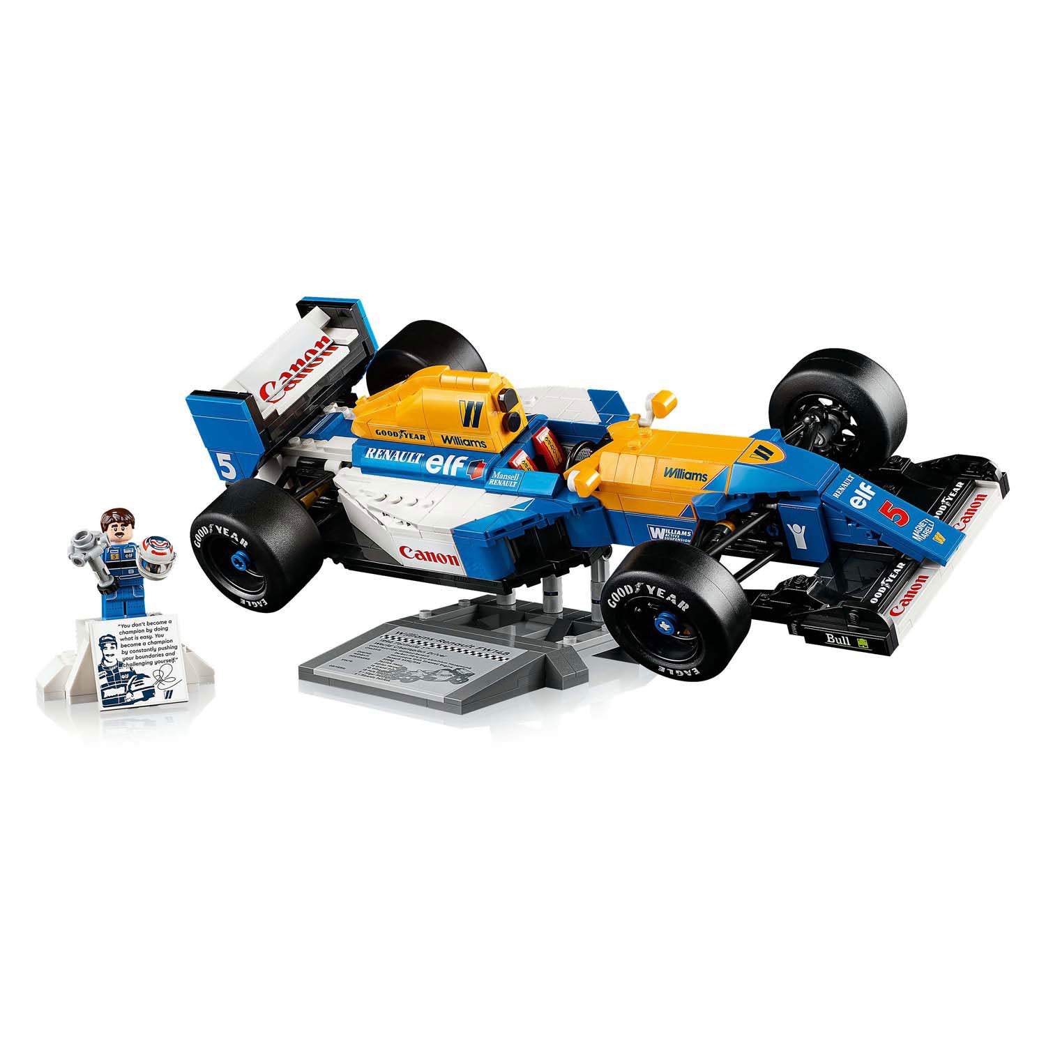 Lego icons - williams racing fw14b en nigel mansell constructiespeelgoed (10353)