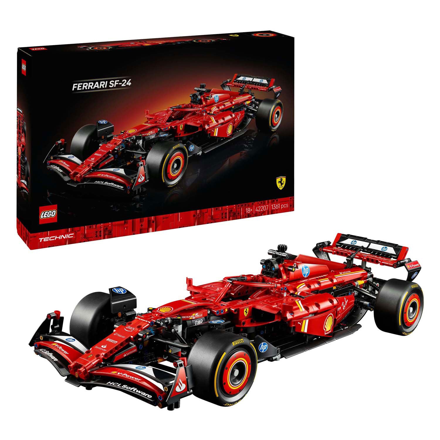 LEGO Technic 42207 Ferrari SF-24 Formel-1-Rennwagen