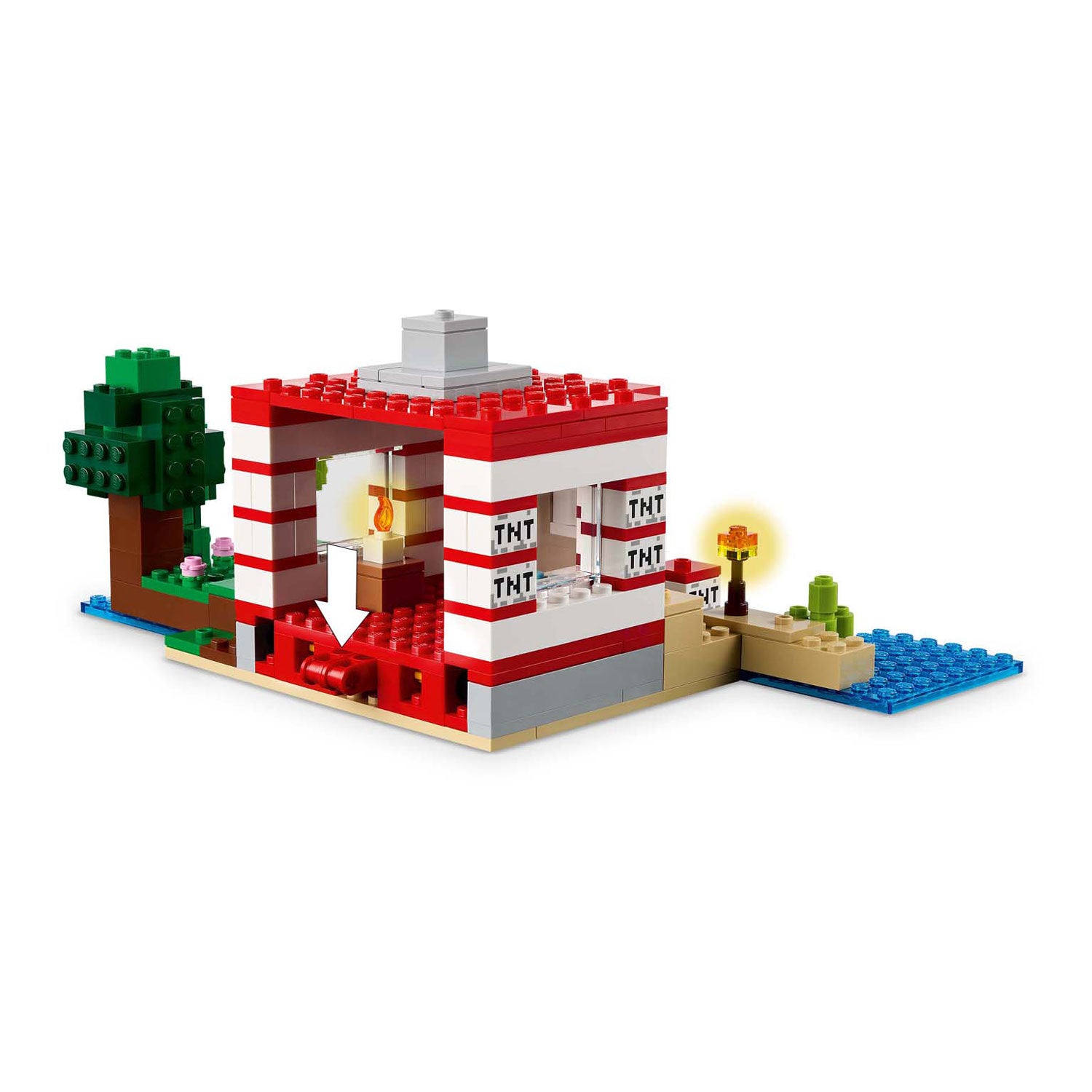 LEGO 21275 Minecraft Das TNT-Dschungelhaus
