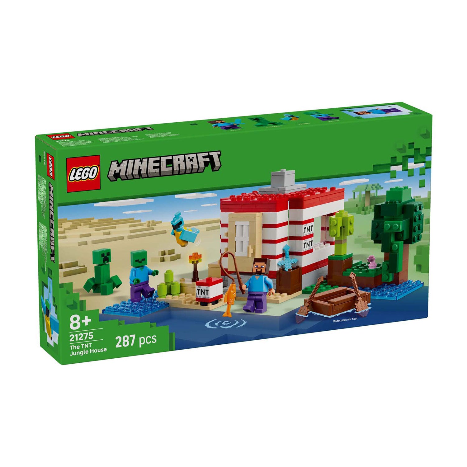 LEGO 21275 Minecraft Das TNT-Dschungelhaus