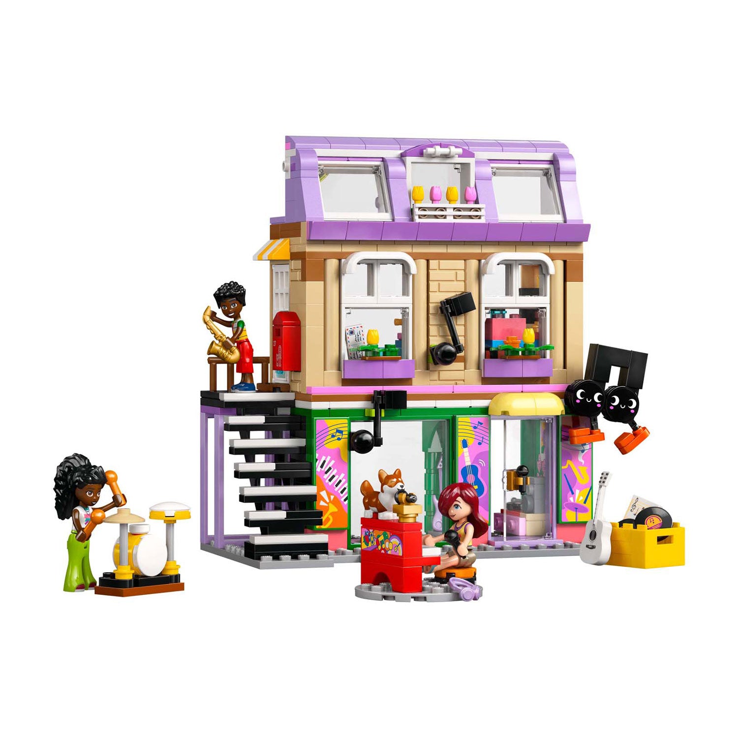 Lego friends muziekwinkel en appartement bouwpakket voor kinderen - 42653