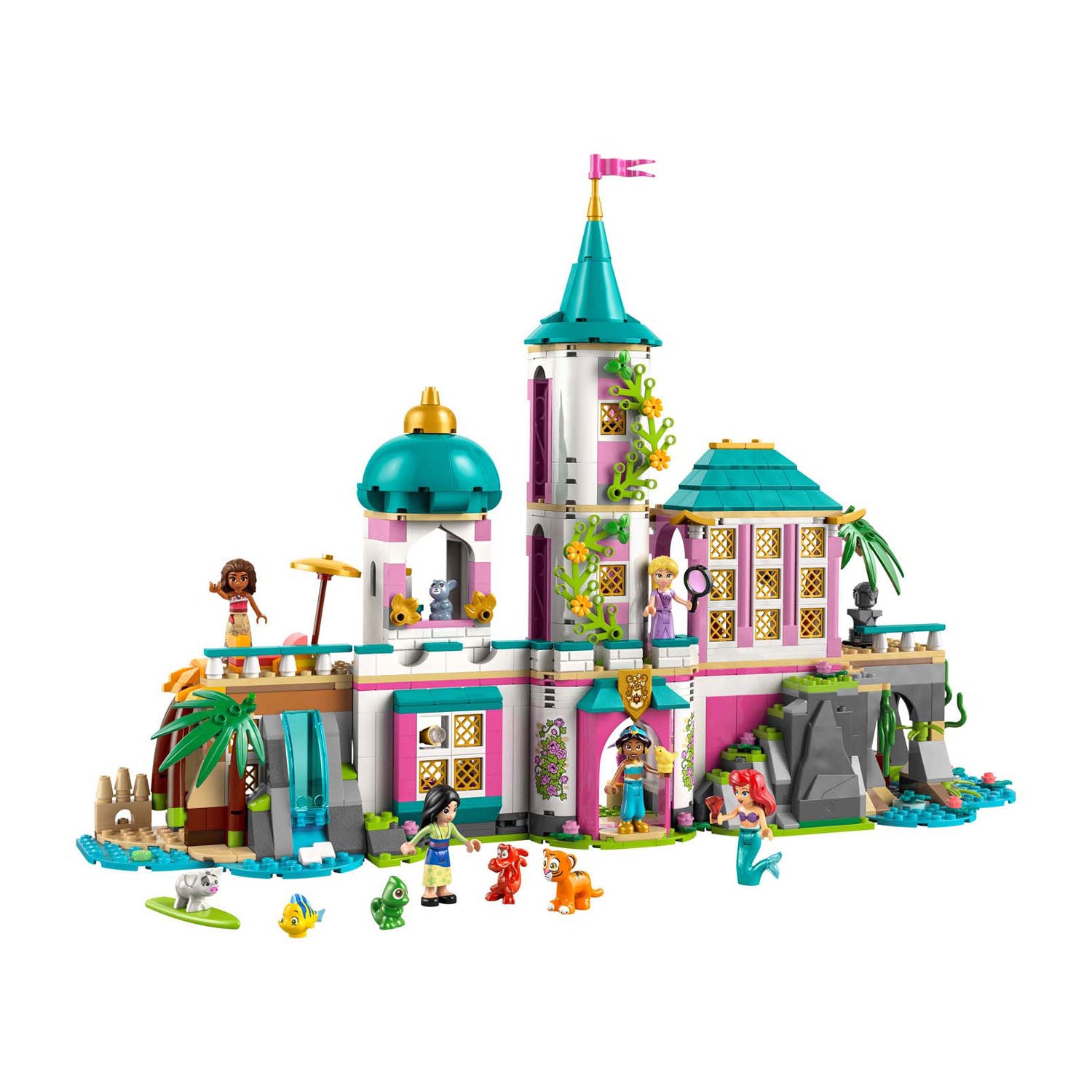 Disney Lego 43267 Prinzessin Prinzessinnenschloss und Königshaus