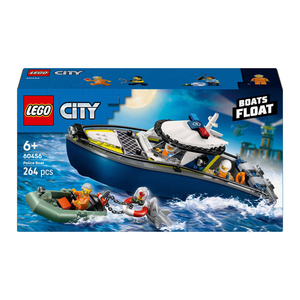 Lego City 60456 Verteidigungstruppe mit Polizeiboot