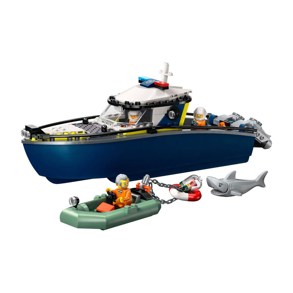 Lego City 60456 Verteidigungstruppe mit Polizeiboot