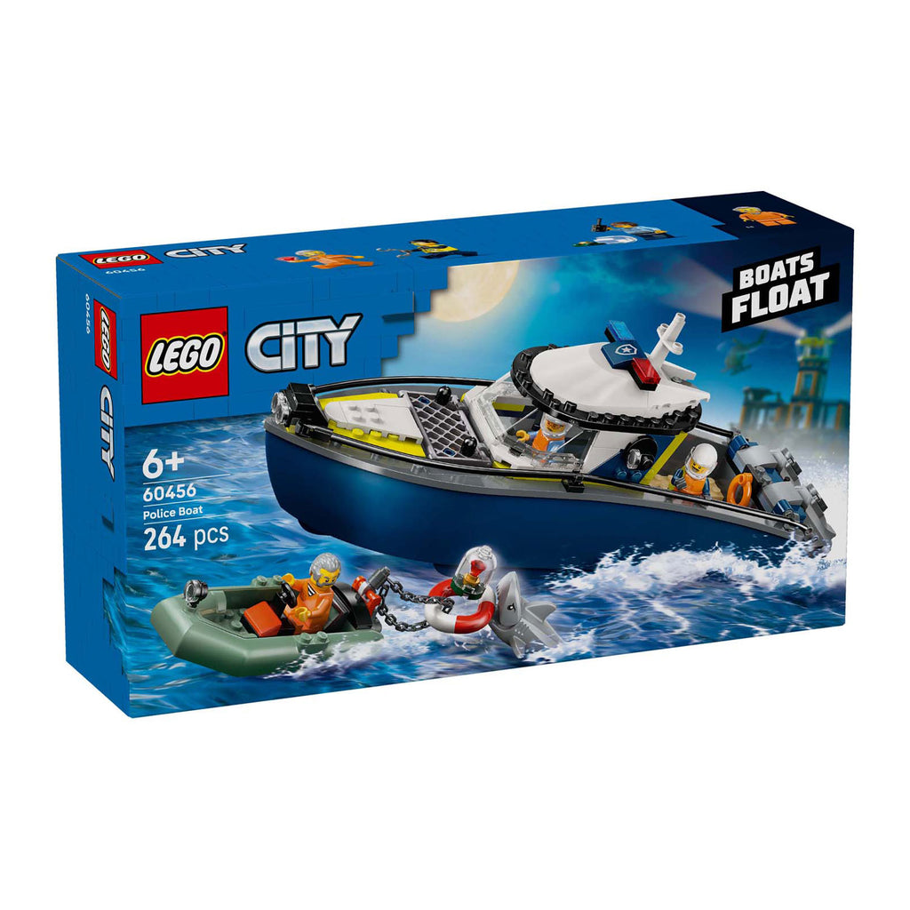 Lego City 60456 Verteidigungstruppe mit Polizeiboot