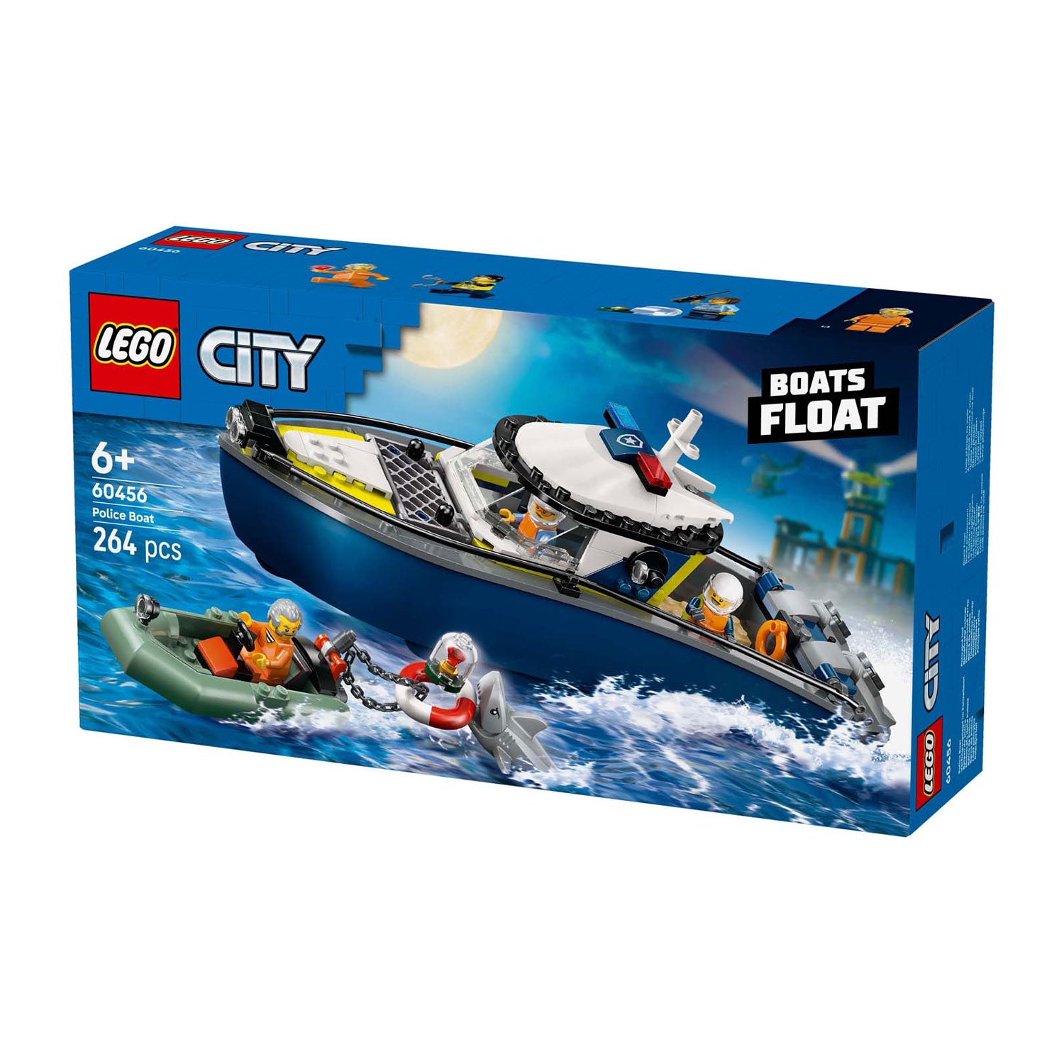 Lego City 60456 Verteidigungstruppe mit Polizeiboot