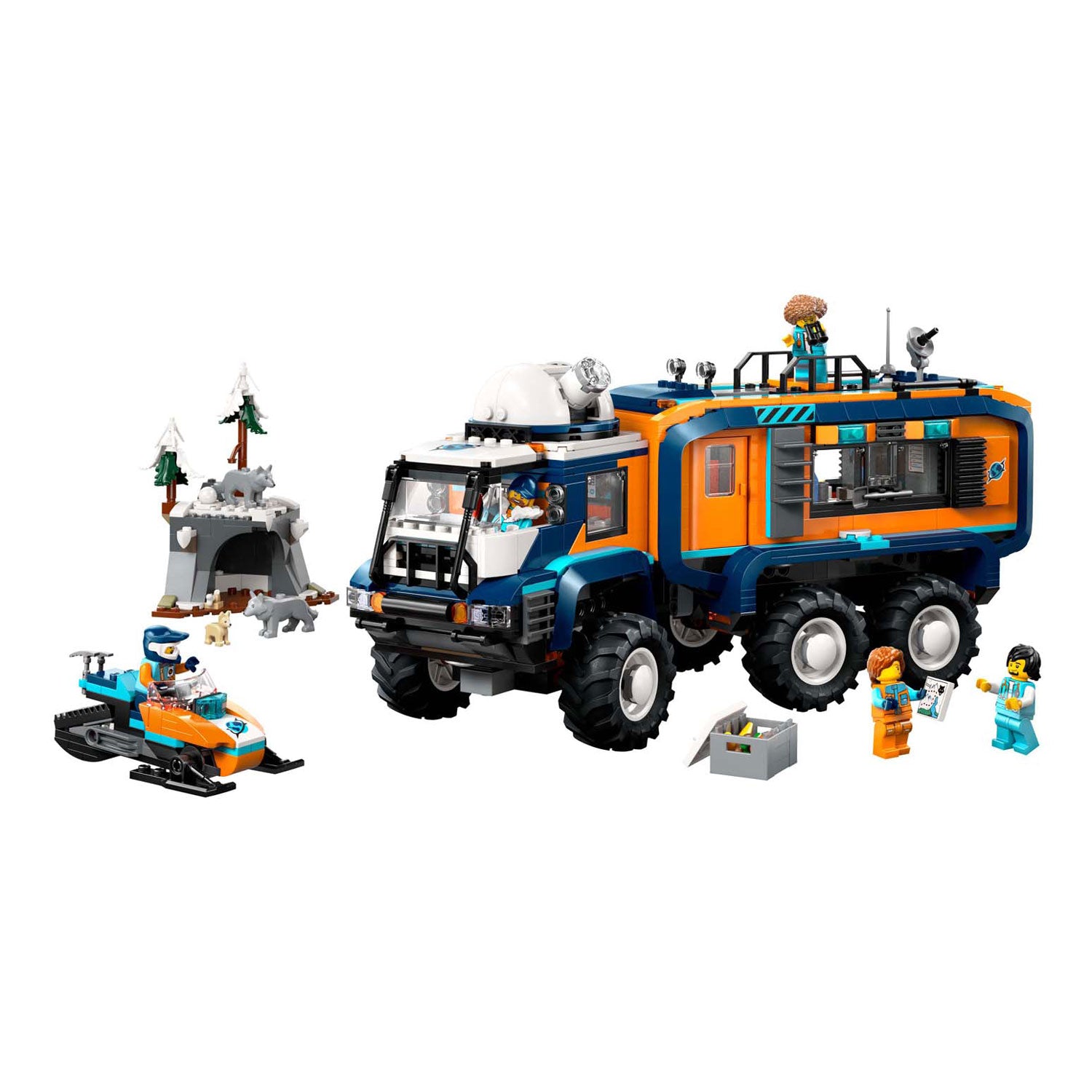 Lego city 60471 laboratoriumtruck op de noordpool