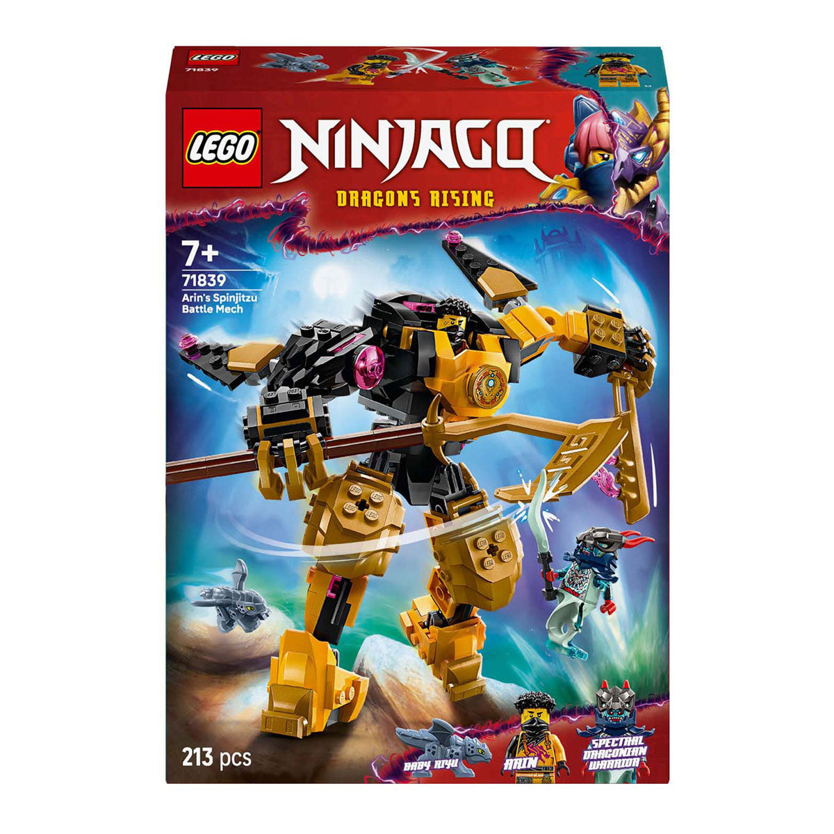 Lego Ninjago 71839 Arins Spinjitzu-Kampf-Mech