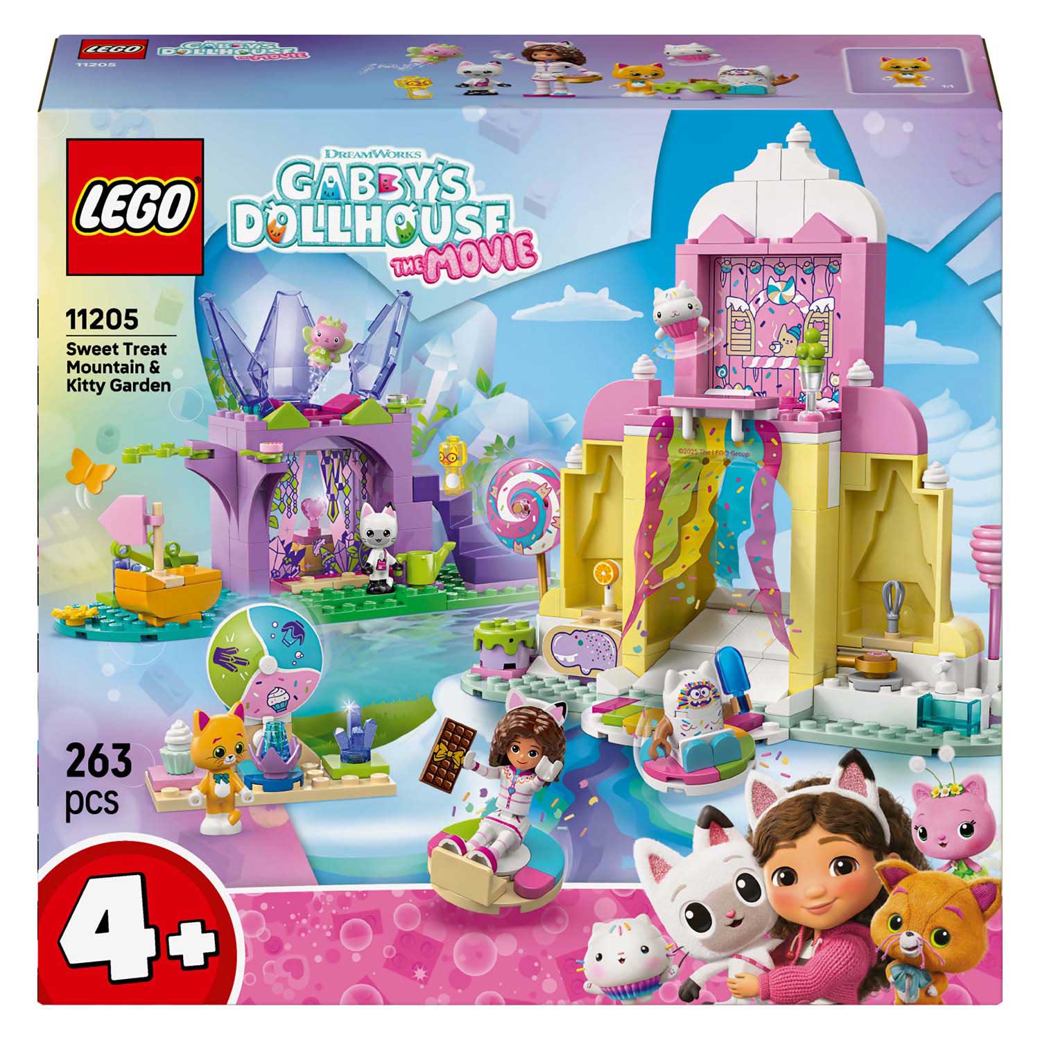 LEGO Gabbys Puppenhaus 11205 Süßigkeitenberg und Kätzchengarten