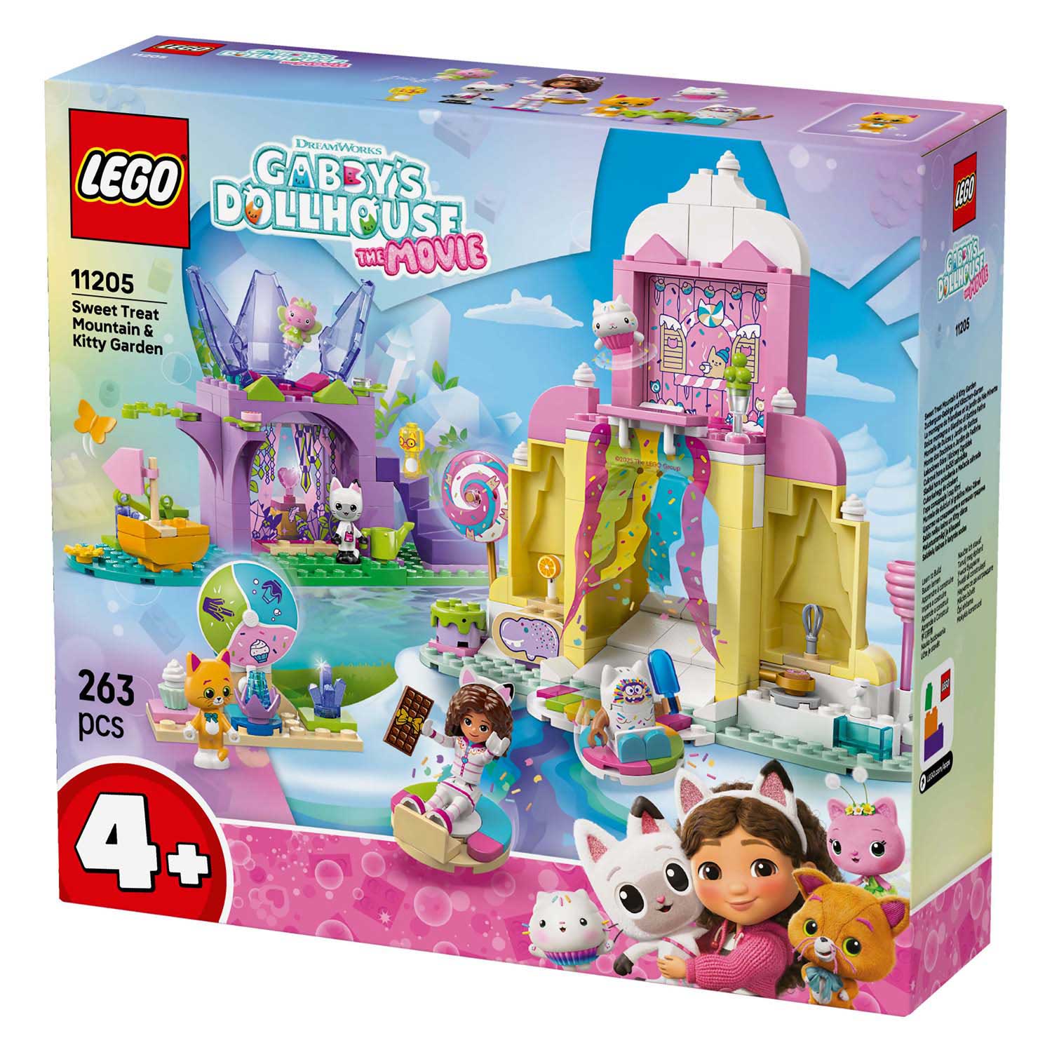 LEGO Gabbys Puppenhaus 11205 Süßigkeitenberg und Kätzchengarten