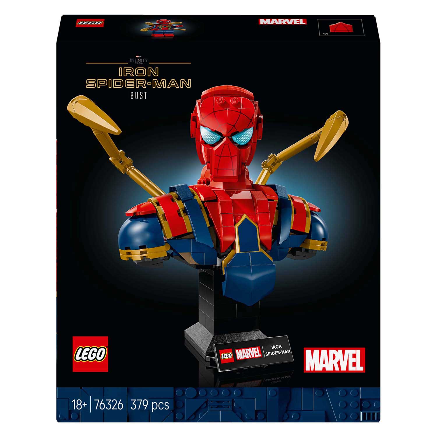 Lego Superhelden 76326 Iron Spider-Man Büste