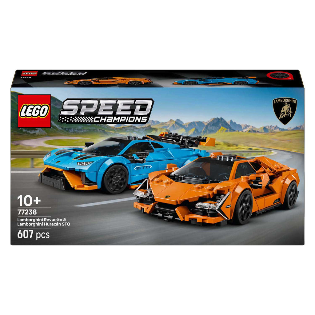 LEGO Speed ​​​​Champions 77238 Lamborghini Revuelto und Huracan Sto