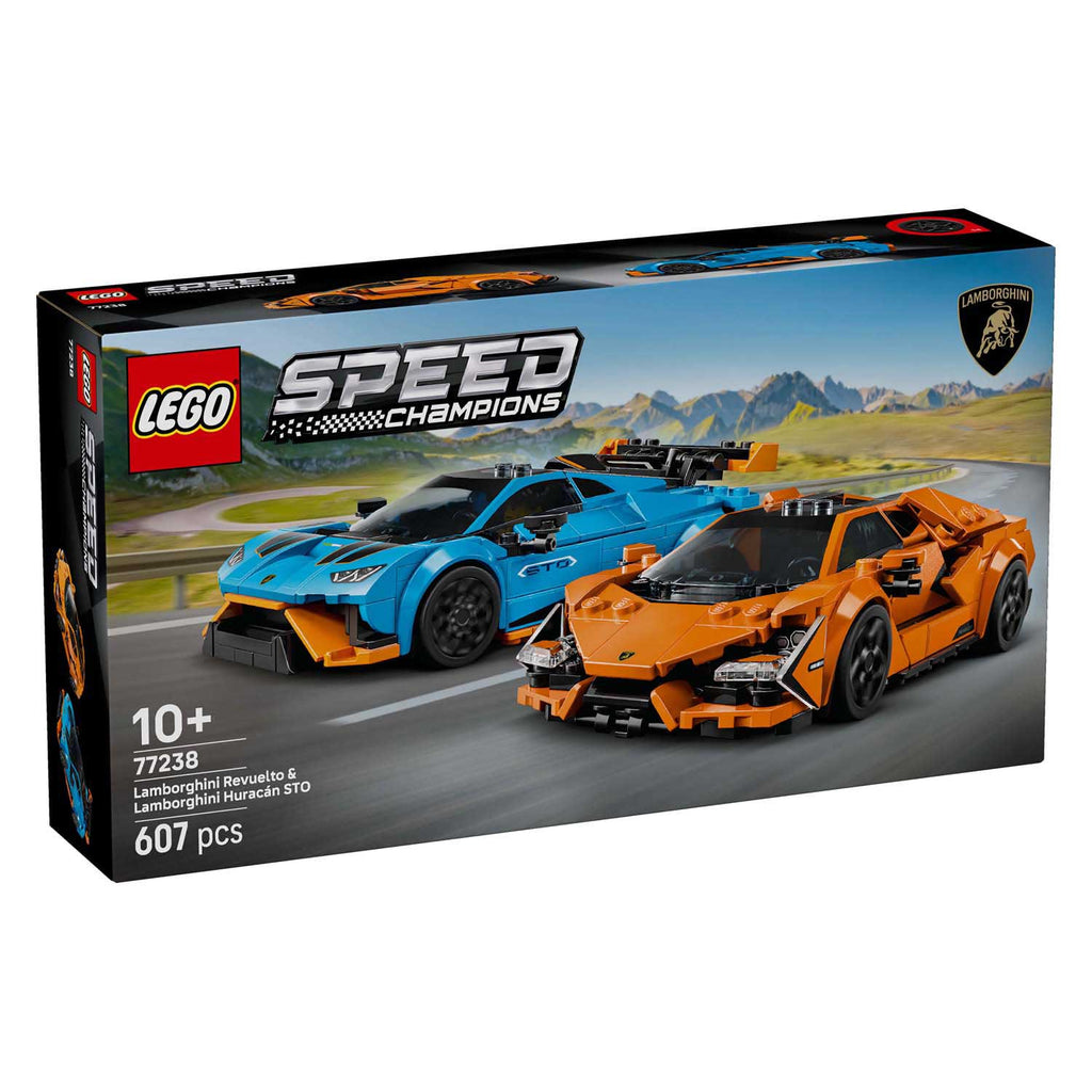 LEGO Speed ​​​​Champions 77238 Lamborghini Revuelto und Huracan Sto