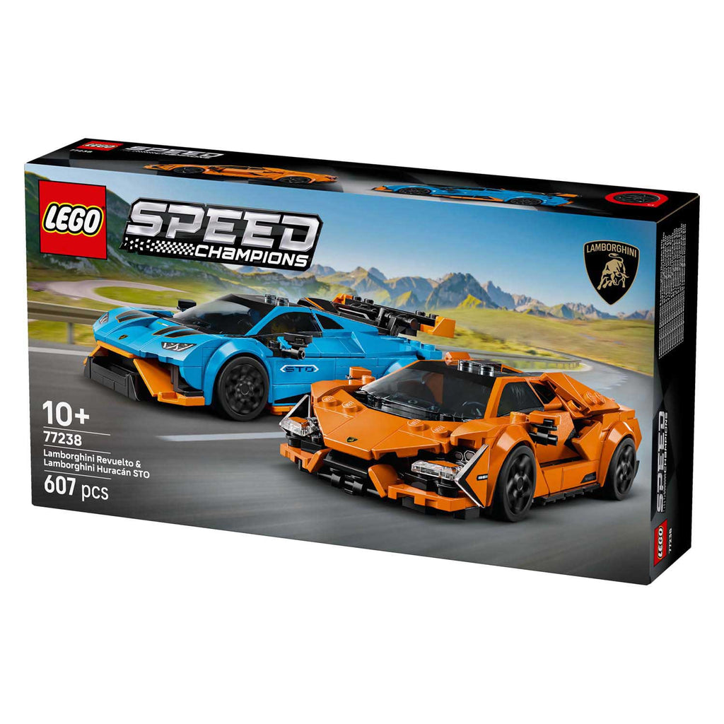 LEGO Speed ​​​​Champions 77238 Lamborghini Revuelto und Huracan Sto
