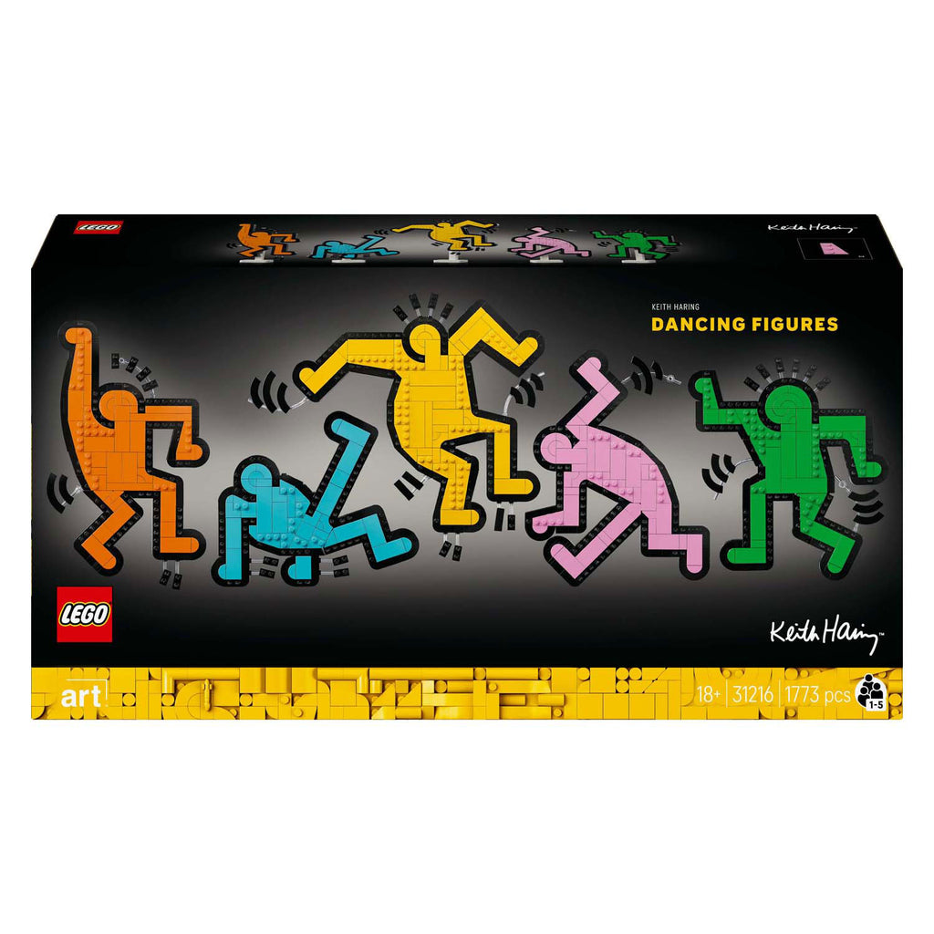LEGO Art 31216 Keith Haring tanzende Figuren