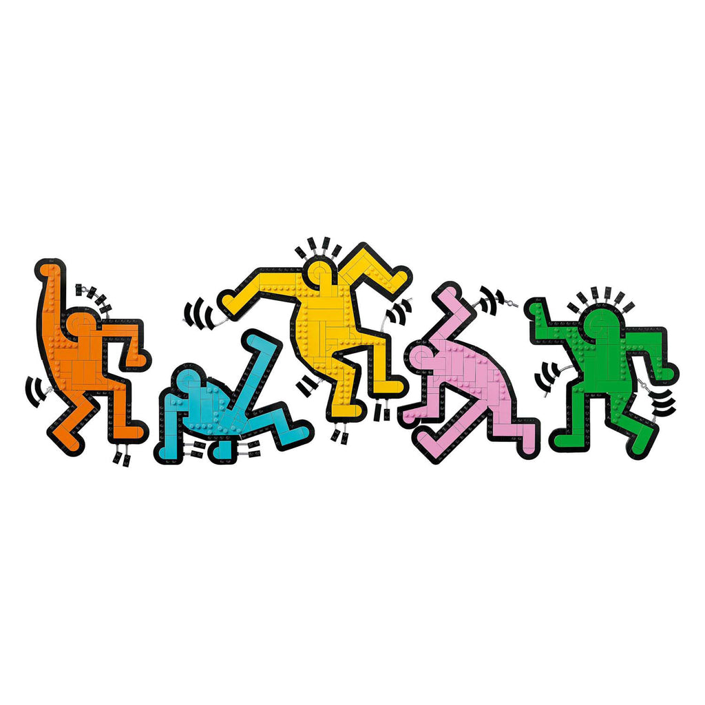 LEGO Art 31216 Keith Haring tanzende Figuren