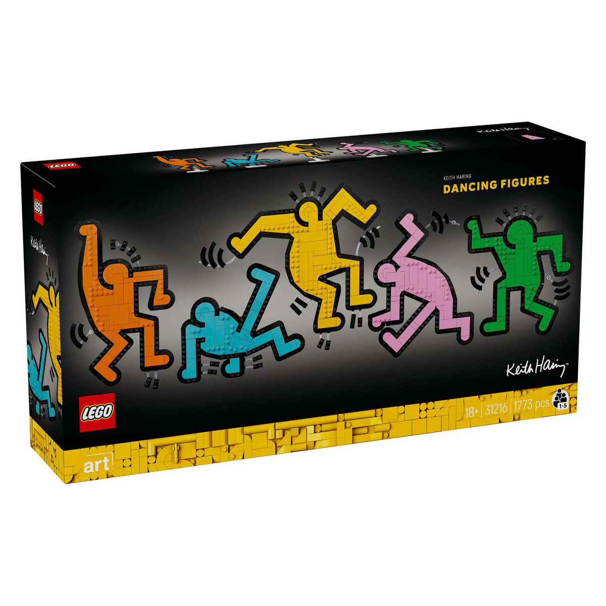 LEGO Art 31216 Keith Haring tanzende Figuren