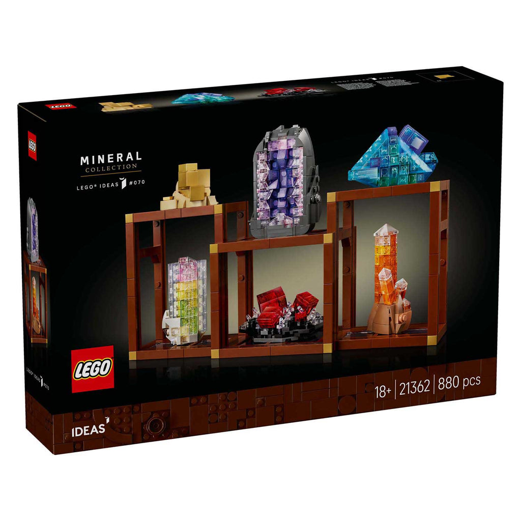 Lego ideas mineralenverzameling, bouwpakket voor volwassenen 21362