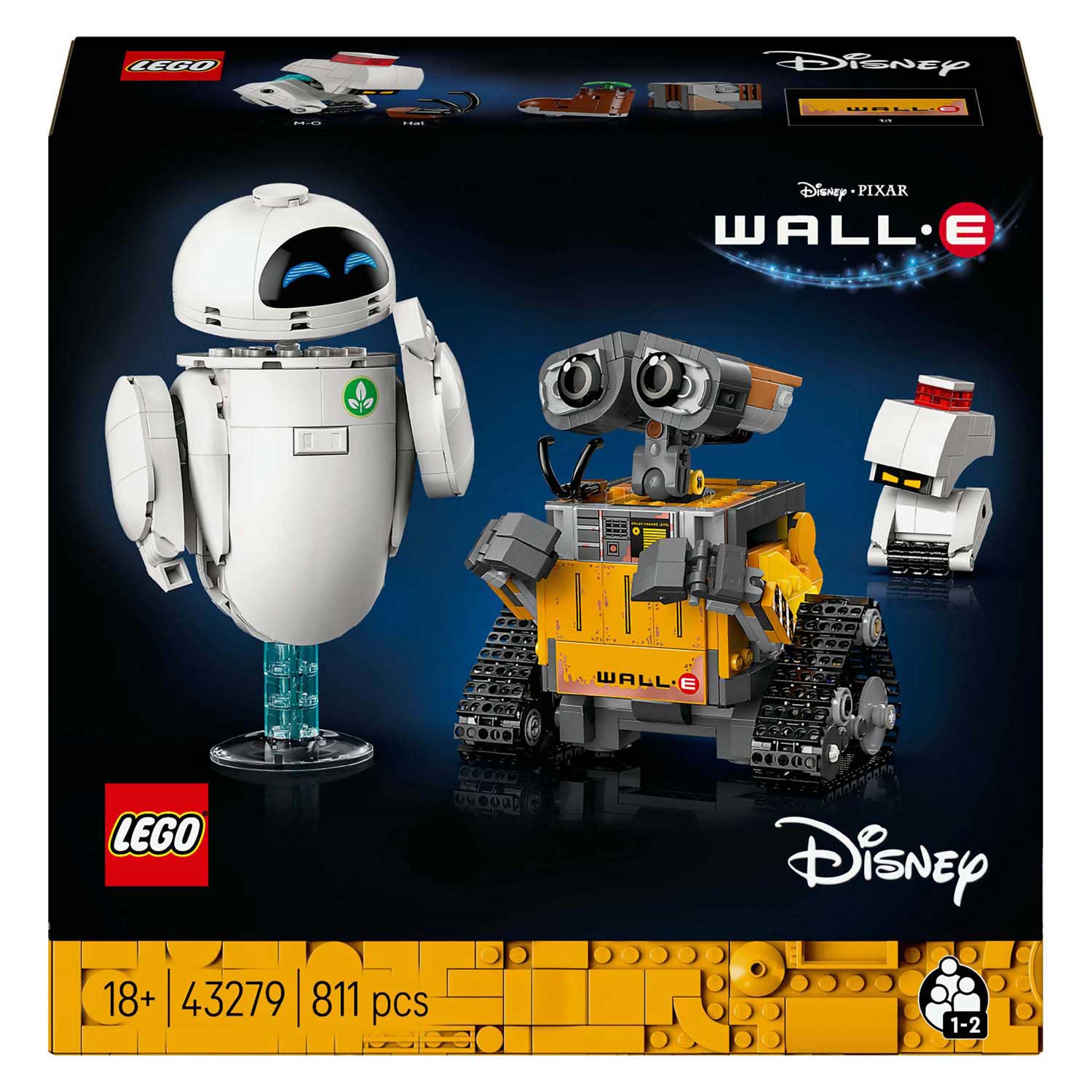 Lego Disney 43279 Pixar Wall-E und Eve