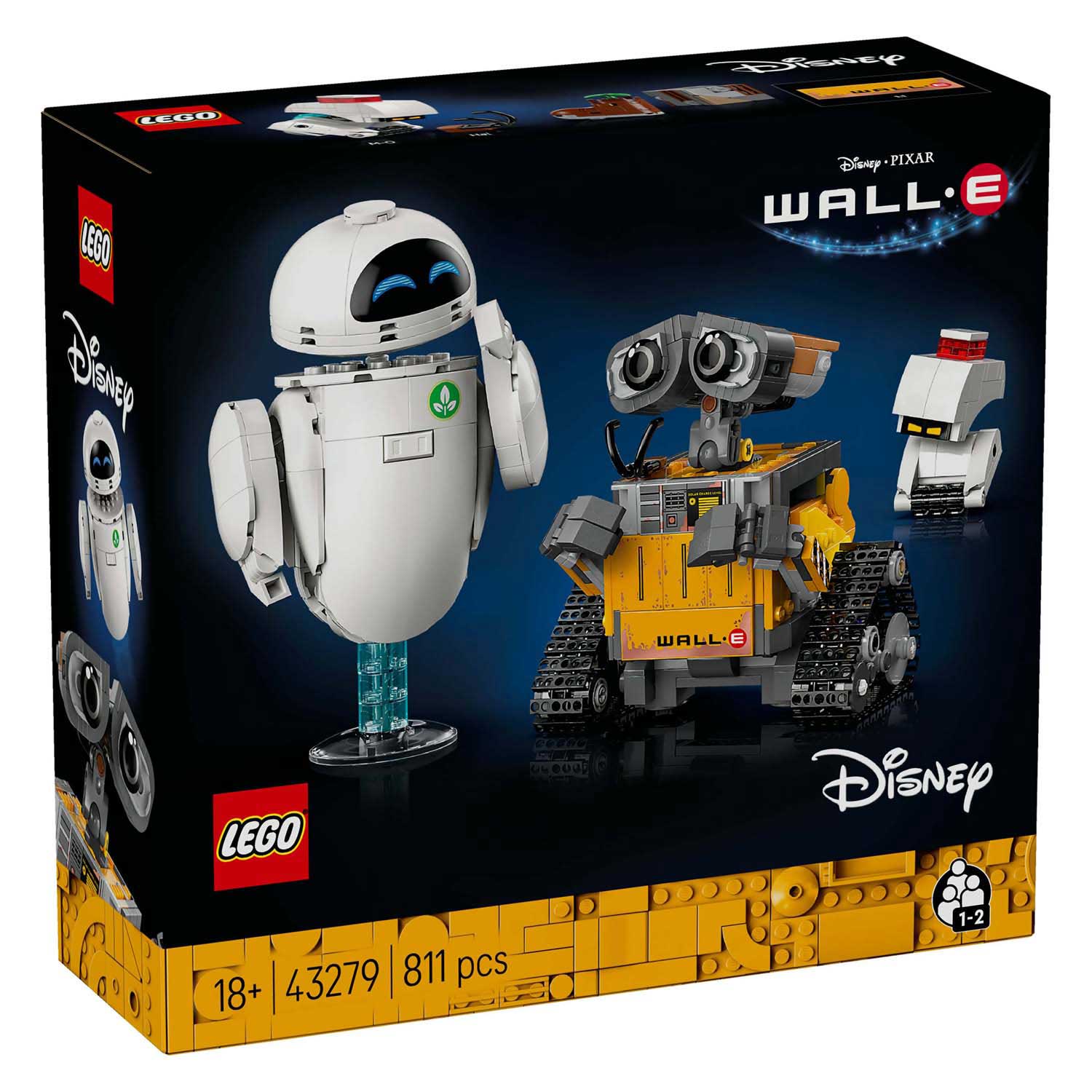 Lego Disney 43279 Pixar Wall-E und Eve
